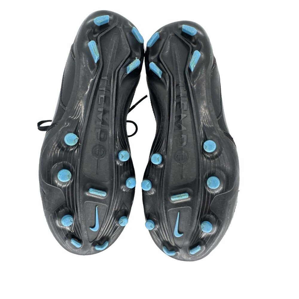 Nike Tiempo Legend 9 Academy kids Black Light Photo Blue Sz 5 see pic - Picture 8 of 13